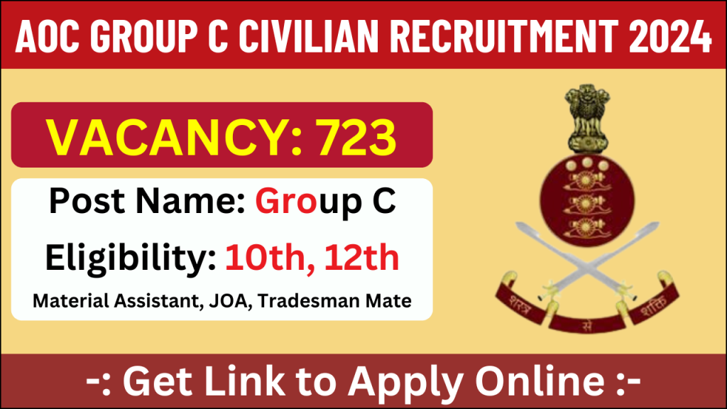 AOC Group C Civilian Recruitment 2024