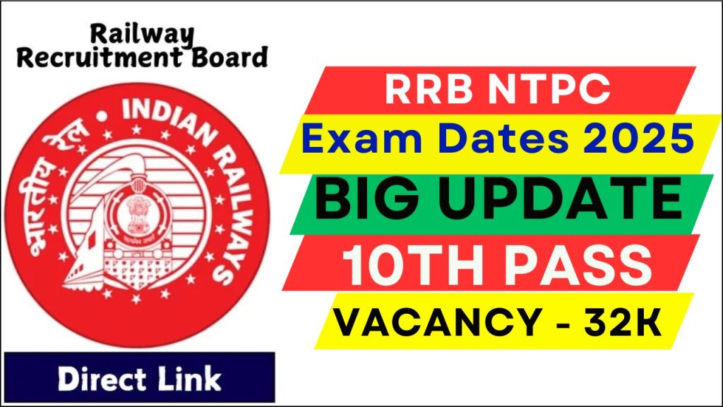 RRB NTPC Exam Date 2025, Check Dates, Admit Card, and Important Details